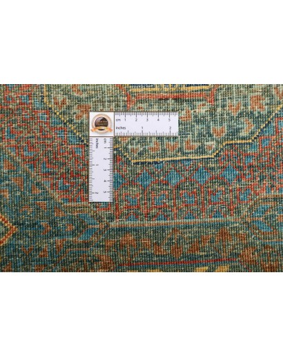 Tappeto Mamlouk Pakistan azzurro verde 121x186