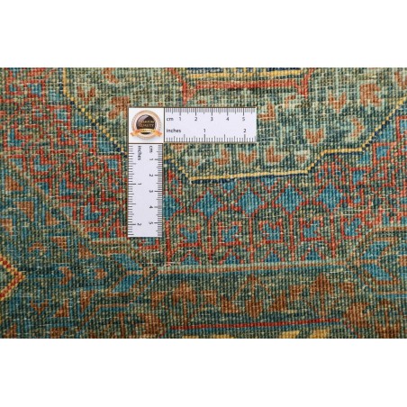 Tappeto Mamlouk Pakistan azzurro verde 121x186