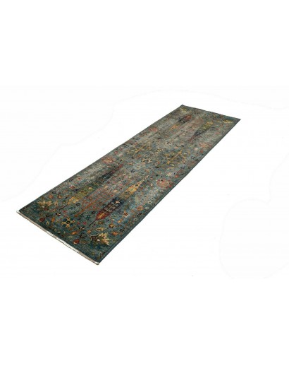 Tappeto Shahi Fine Pakistan azzurro 77x248