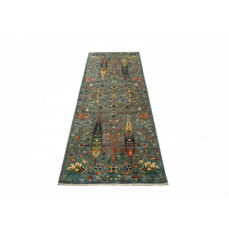 Tappeto Shahi Fine Pakistan azzurro 77x248