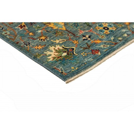 Tappeto Shahi Fine Pakistan azzurro 77x248