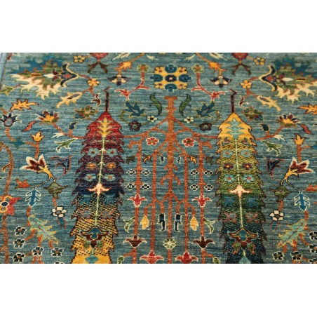 Tappeto Shahi Fine Pakistan azzurro 77x248