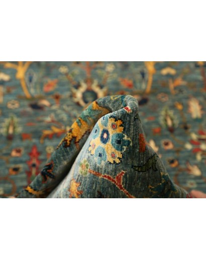 Tappeto Shahi Fine Pakistan azzurro 77x248