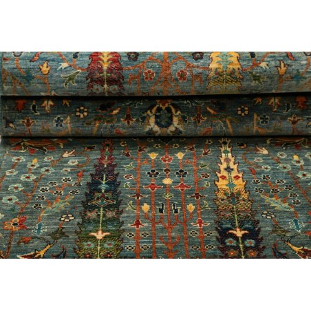 Tappeto Shahi Fine Pakistan azzurro 77x248