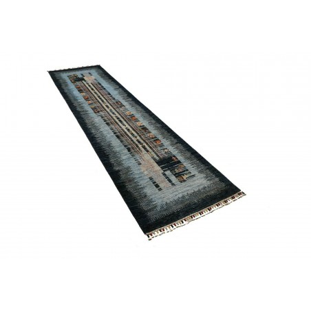 Tappeto Siva Pakistan grigio bianco 75x296