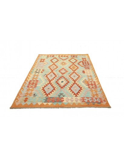 Tappeto Kilim Afghanistan beige marrone 147x195