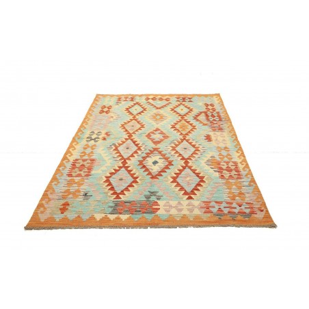 Tappeto Kilim Afghanistan beige marrone 147x195