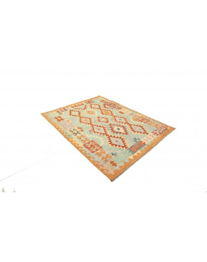 Tappeto Kilim Afghanistan beige marrone 147x195