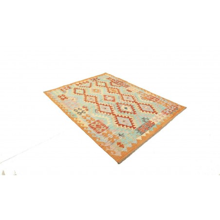 Tappeto Kilim Afghanistan beige marrone 147x195