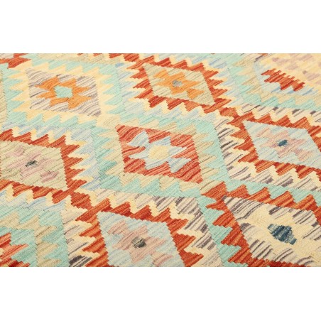 Tappeto Kilim Afghanistan beige marrone 147x195