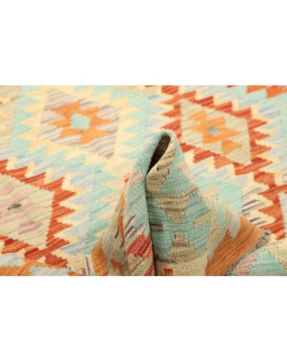 Tappeto Kilim Afghanistan beige marrone 147x195