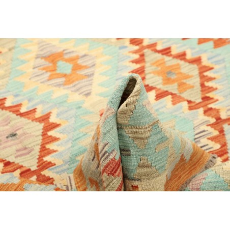 Tappeto Kilim Afghanistan beige marrone 147x195