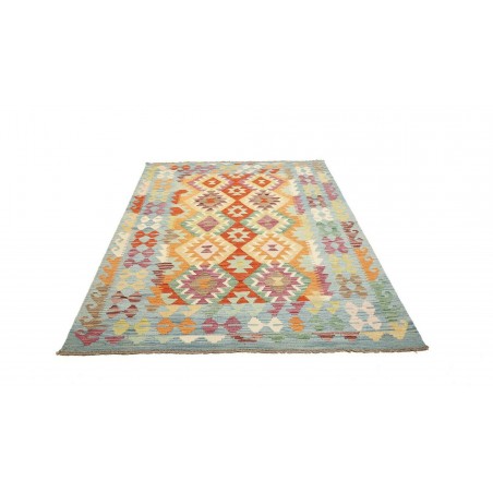 Tappeto Kilim Afghanistan beige marrone 147x206