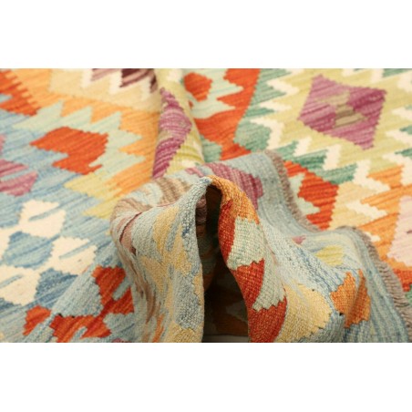 Tappeto Kilim Afghanistan beige marrone 147x206