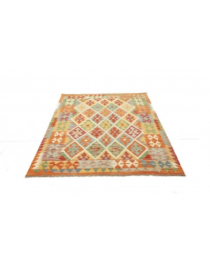 Tappeto Kilim Afghanistan marrone 147x192