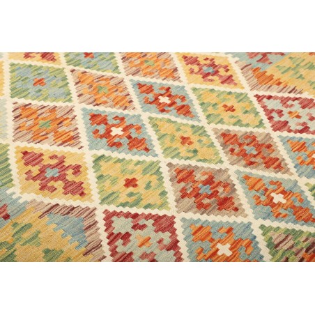 Tappeto Kilim Afghanistan marrone 147x192