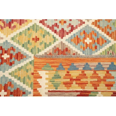 Tappeto Kilim Afghanistan marrone 147x192