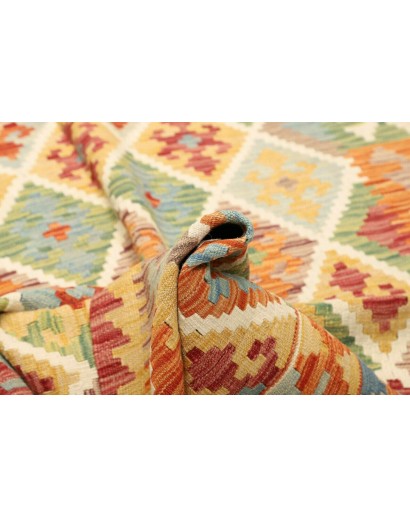 Tappeto Kilim Afghanistan marrone 147x192