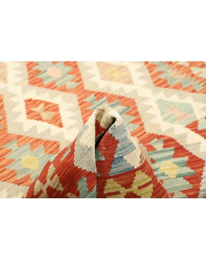 Tappeto Kilim Afghanistan marrone arancione 152x198