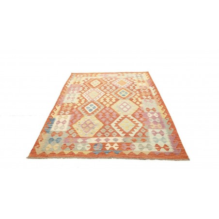 Tappeto Kilim Afghanistan marrone 153x202