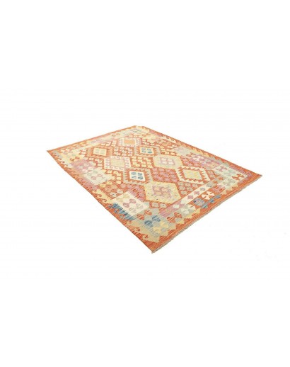 Tappeto Kilim Afghanistan marrone 153x202