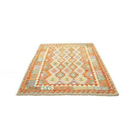Tappeto Kilim Afghanistan marrone beige 157x196