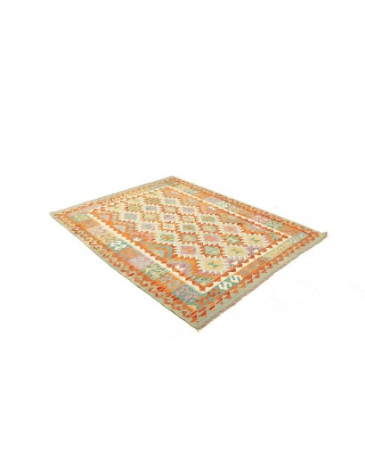 Tappeto Kilim Afghanistan marrone beige 157x196