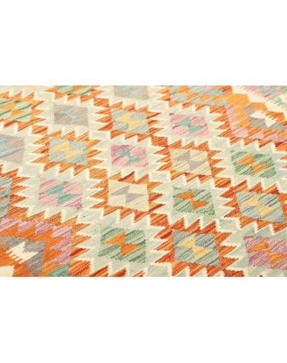 Tappeto Kilim Afghanistan marrone beige 157x196