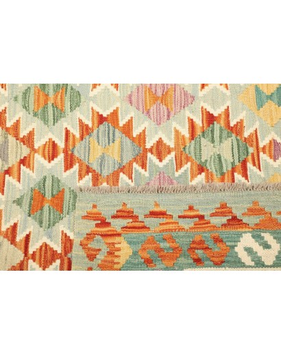 Tappeto Kilim Afghanistan marrone beige 157x196