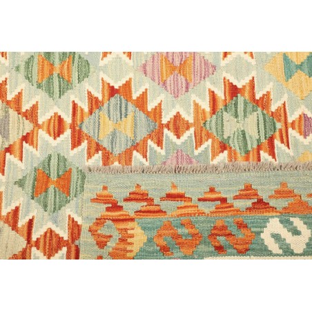 Tappeto Kilim Afghanistan marrone beige 157x196