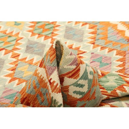 Tappeto Kilim Afghanistan marrone beige 157x196