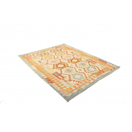 Tappeto Kilim Afghanistan beige arancione 153x196