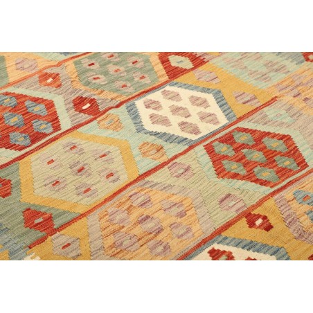 Tappeto Kilim Afghanistan marrone beige 148x201