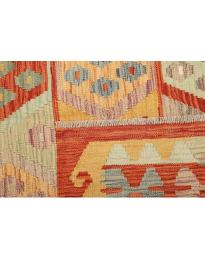 Tappeto Kilim Afghanistan marrone beige 148x201