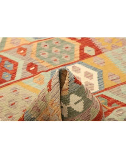 Tappeto Kilim Afghanistan marrone beige 148x201