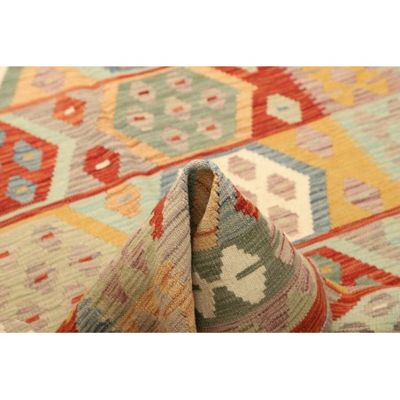 Tappeto Kilim Afghanistan marrone beige 148x201