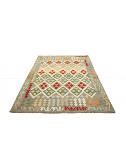 Tappeto Kilim Afghanistan marrone beige 150x200