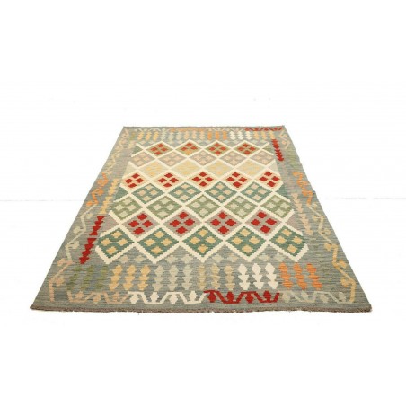 Tappeto Kilim Afghanistan marrone beige 150x200