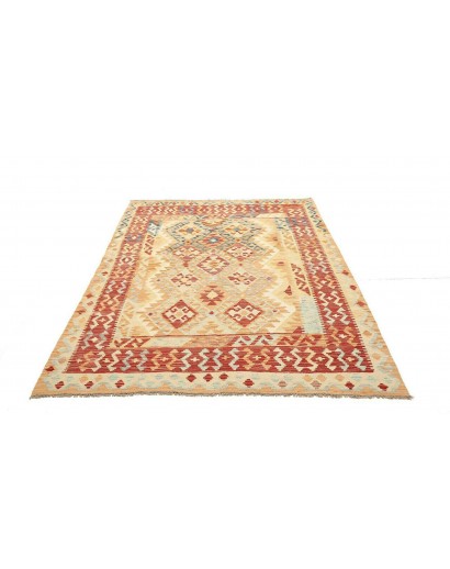 Tappeto Kilim Afghanistan marrone 156x198