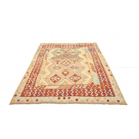 Tappeto Kilim Afghanistan marrone 156x198