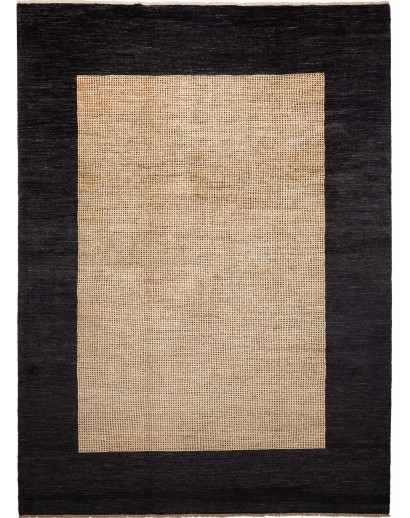 Tappeto Shayan Pakistan grigio giallo 200x305