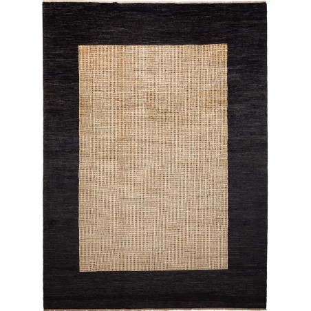 Tappeto Shayan Pakistan grigio giallo 200x305