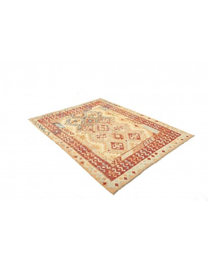 Tappeto Kilim Afghanistan marrone 156x198