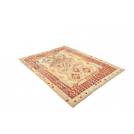 Tappeto Kilim Afghanistan marrone 156x198