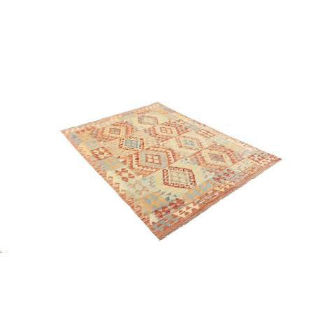 Tappeto Kilim Afghanistan marrone arancione 149x196