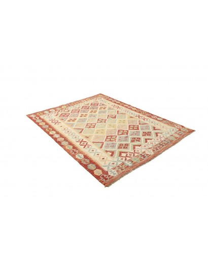 Tappeto Kilim Afghanistan beige marrone 157x195