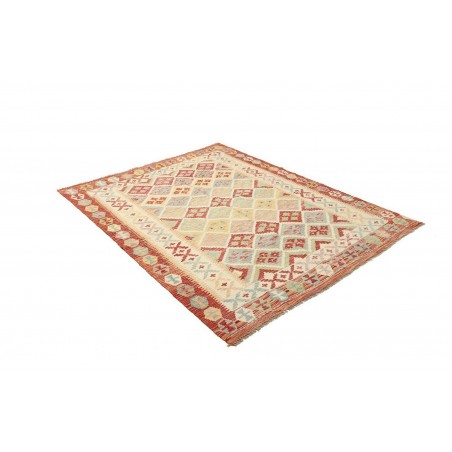 Tappeto Kilim Afghanistan beige marrone 157x195