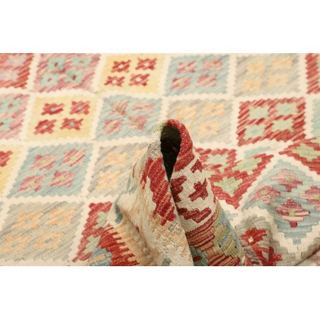 Tappeto Kilim Afghanistan beige marrone 157x195