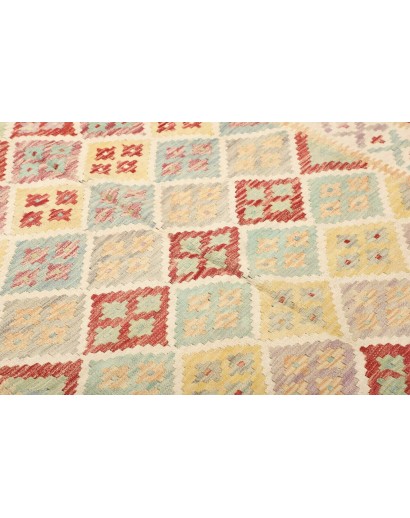 Tappeto Kilim Afghanistan beige marrone 157x195