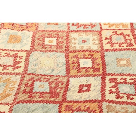 Tappeto Kilim Afghanistan marrone rosso 160x194